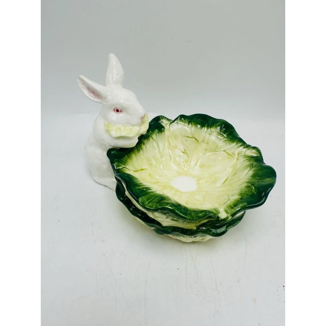 Vintage Bunny and Cabbage Bowl For Sale In Charleston - Image 6 of 6