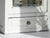 Small Antique Shabby Chic Wall Cabinet with Beveled Mirror For Sale - Image 10 of 11