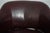 Classic Mahogany Burgundy Leather Barrel Back Chair For Sale - Image 9 of 18
