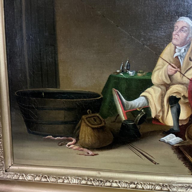 William Cowper, 1800s, Oil Painting on Canvas For Sale - Image 4 of 9