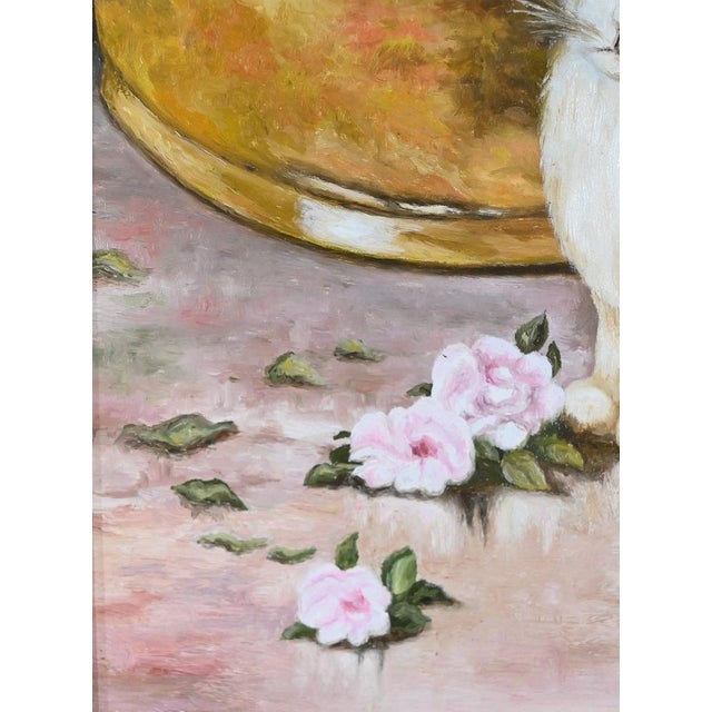 Régis Hervé, Composition, 1960s, Oil on Canvas For Sale - Image 9 of 18