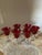 Vintage Ruby Red Glass Goblets - Set of Six For Sale - Image 4 of 9