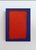 Bodasca, Red on Blue Abstract Composition, 2025, Acrylic on Canvas For Sale - Image 13 of 13
