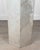 Tan Vintage Postmodern Italian Travertine Marbled Plant Stand Pedestal For Sale - Image 8 of 9