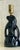 Black Midcentury Abstract Black Glazed Ceramic Boudoir Lamps - a Pair For Sale - Image 8 of 12