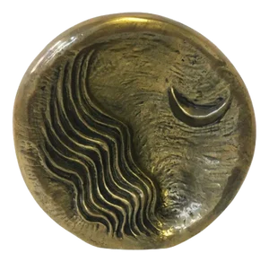 Postmodern Abstract Moon Sculpture in Bronze by Maurizio Bonora, Italy, 1985