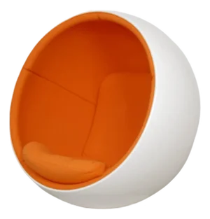 Ball Chair in Orange Fabric by Eero Aarino, 1990s