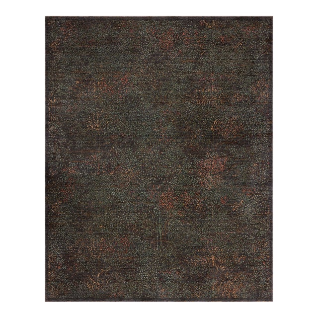 Loloi Winchester Ink / Forest 18" x 18" Sample Rug For Sale
