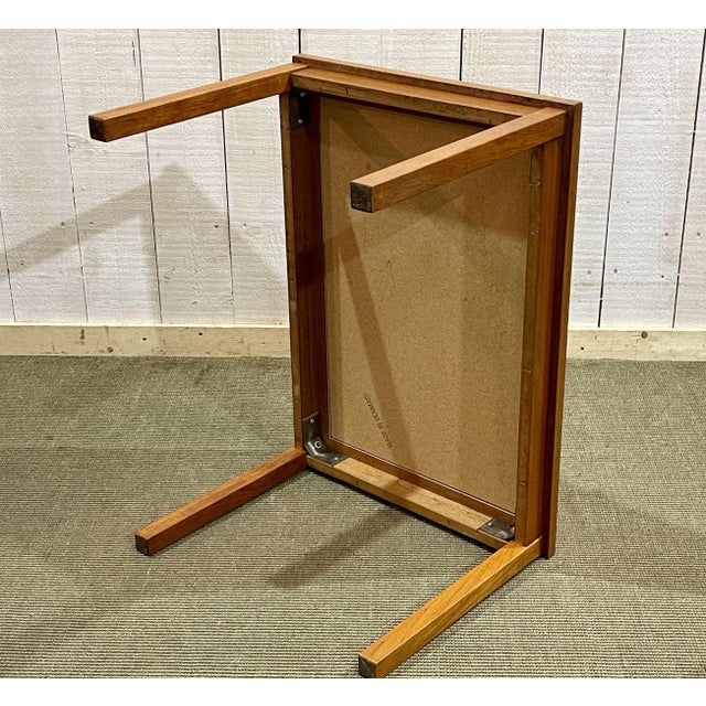 Danish Teak and Tiled Coffee Table, 1970s For Sale - Image 4 of 9