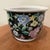 Vintage Chinese Hand Painted Family Noire Porcelain Jardiniere/Cachepot For Sale - Image 11 of 12