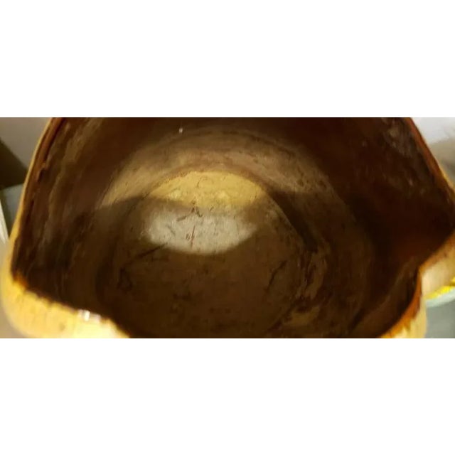 Mid-Century Modern Haeger Sandstone Lion Head Planter For Sale - Image 10 of 11