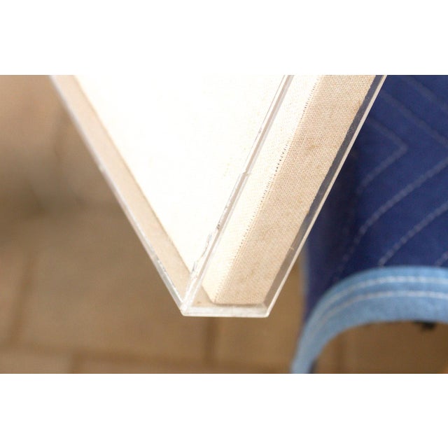 Tribal Antique Rabari Tribal Embroidered Textile on Modern Frame For Sale - Image 3 of 6