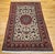 Vintage Persian Isfahan Rug, Hand-Knotted Wool, Floral Pattern, Ivory & Red, 7x11 For Sale - Image 11 of 18