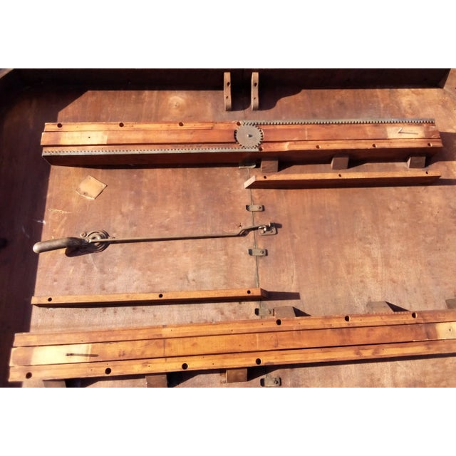 Brown Jacobean Antique Rockford Walnut Trestle Dining Table Sale 1279 For Sale - Image 8 of 10