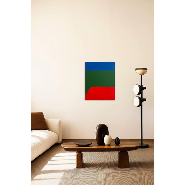 Bodasca, Color Block Abstract, 2025, Acrylic on Canvas For Sale - Image 6 of 10