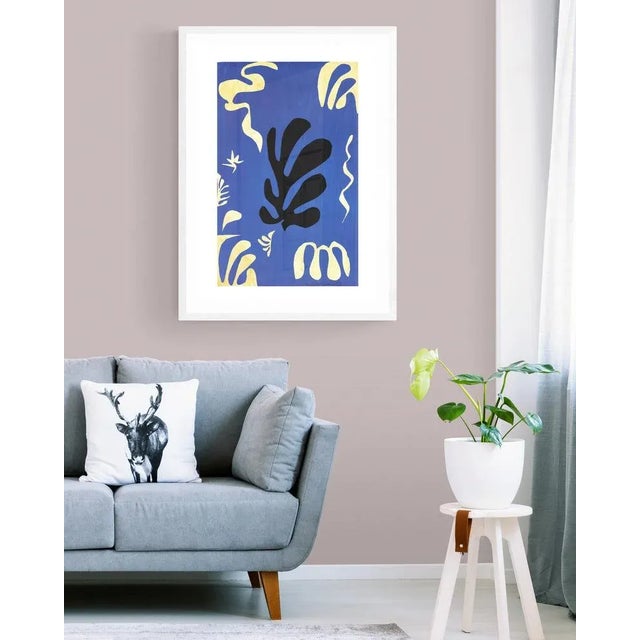 Artist: Henri Matisse Title: Composition Fond Bleu Year: 1990 Signed: No Medium: Offset Lithograph Paper Size: 39.25 x...