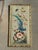 Cream Vintage Chinoiserie Embroidered Silk Panel in Faux Bamboo Frame For Sale - Image 8 of 12