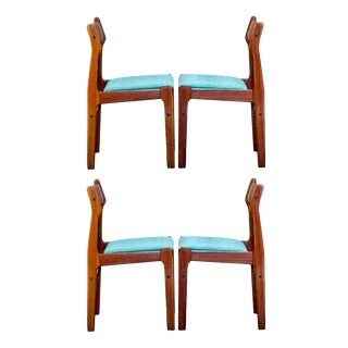 Danish Chairs in Teak from Hans Olsen, Denmark, 1960s, Set of 4 For Sale