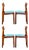 Danish Chairs in Teak from Hans Olsen, Denmark, 1960s, Set of 4 For Sale