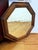 Early 20th Century Octagonal Oak Wall Mirror, circa 1925 Material: Oak, Mirror Glass A charming early 20th century English...