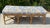 Beautiful bench by luxury furniture maker McGuire of San Francisco. This vintage gem features light tan toned rawhide...