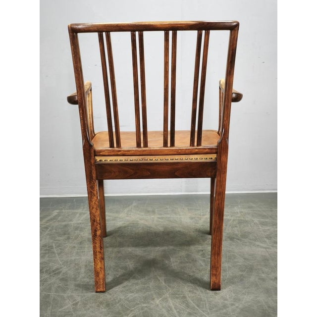 Model 1675 Armchair attributed to Ole Wanscher for Fritz Hansen, Denmark 1942 For Sale - Image 10 of 14