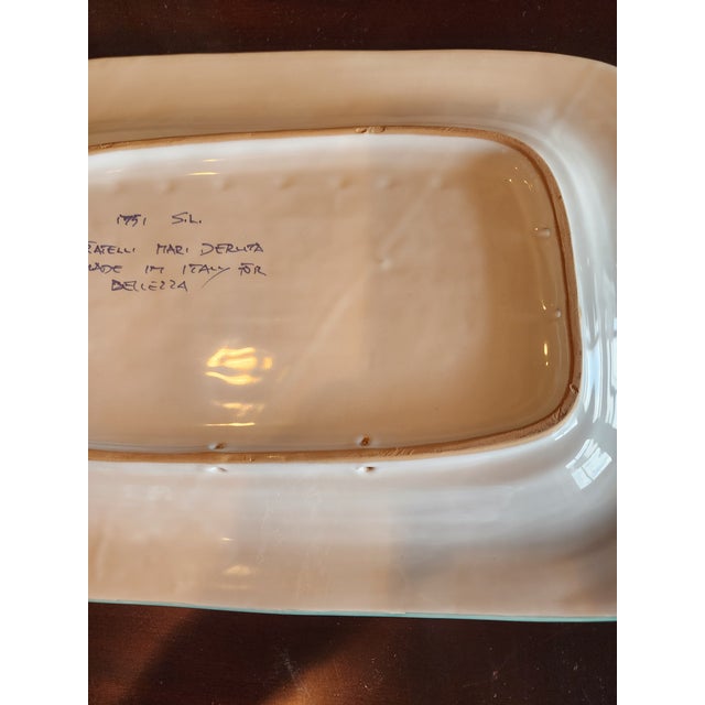 Rustic European Beautiful Vintage Deruta Ceramic Platter For Sale - Image 3 of 8
