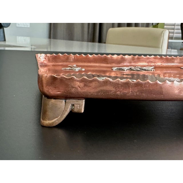Gorham 19th Century Mixed Metal Tray For Sale - Image 13 of 17