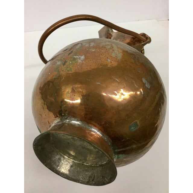 French Copper Brass Silver Pot For Sale - Image 9 of 11