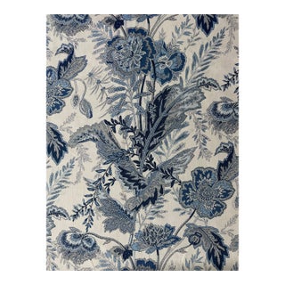 Schumacher Sandoway Vine Delft Fabric 3 Yards For Sale