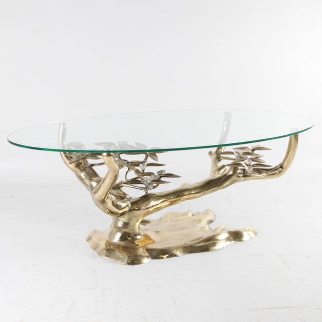 Bonsaï Coffee Table in Brass For Sale - Image 5 of 11