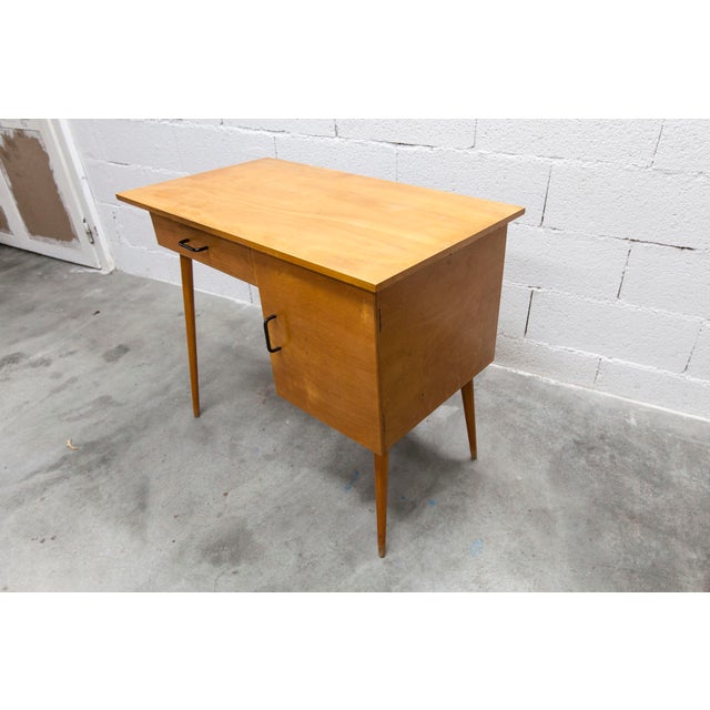 Black Eye Desk and Chair Set from Baumann, 1960, Set of 2 For Sale - Image 8 of 18