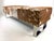 2010s Modern Natural Cowhide Upholstered Bench For Sale - Image 5 of 11