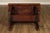 Antique Mission Oak Arts & Crafts Writing Desk With Drawer And Cutout Sides For Sale - Image 11 of 18