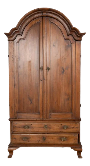 18th Century Swedish Pine Corner Cabinet