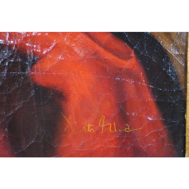 Late 20th Century Marie Leszczyńska Queen of France, After Jean-Marc Nattier Oil Painting Portrait, Framed For Sale - Image 4 of 12