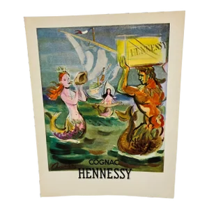 1940’s French Advertisement for Hennessy Cognac