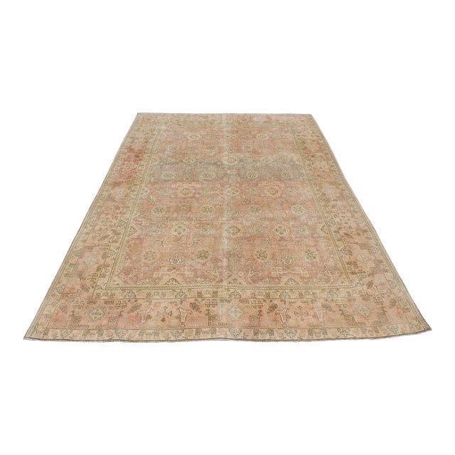 Vintage Turkish Area Rug - 77.5"x112" For Sale