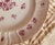 Early 19th Century French Porcelain Large Round Serving Platter , Circa 1820 — Rose Floral For Sale - Image 5 of 12