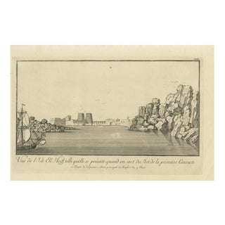 Island of Philae from the First Cataract, 1755, Paper For Sale