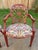 Nice vintage pair of mahogany spider back captain's accent side chairs. Chairs were custom made for the original owner, by...