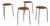Danish Modern Round Teak Stacking Dot Stool End Table For Sale
