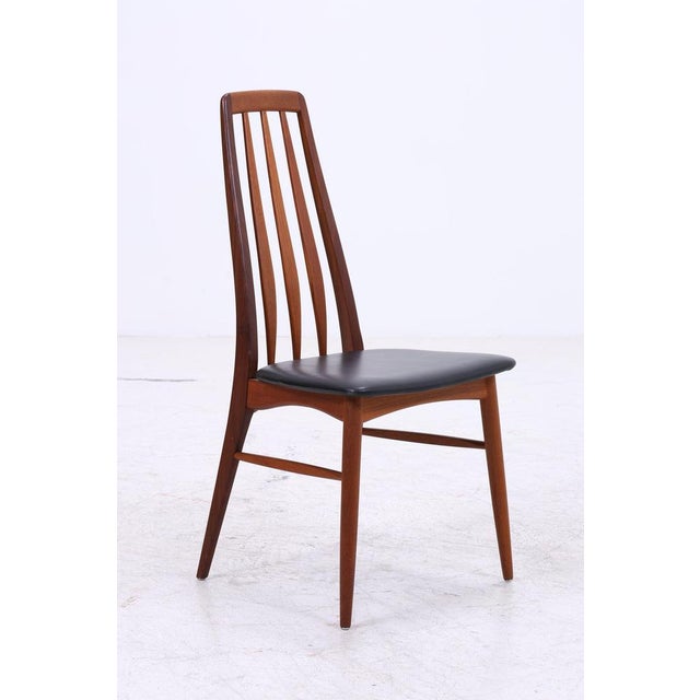 Danish Eva Chairs in Teak by Niels Koefoed, Set of 4 For Sale - Image 18 of 18