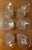 Vintage Diamond‑Cut Aperitif & Sherry Goblets - Set of 6 for Bar Cart Decor, Vintage Barware, Palm Beach Regency & Grandmillennial. See Pics! For Sale In New Orleans - Image 6 of 7