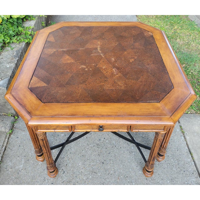 English Tommy Bahama Island Estate Samba Game Table For Sale - Image 3 of 13
