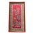 Vintage Asian Oriental Embroidered Red Silk Tapestry Wall Art. Framed. 14x26” For Sale
