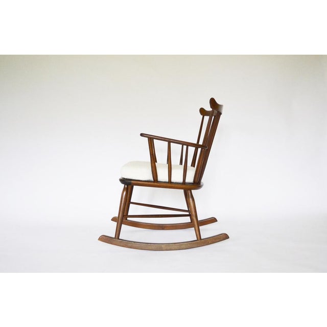 This rocking chair was designed by legendary Danish designer Børge Mogensen and manufactured by FDB Møbler in the 1960s....