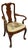 Hickory Chair Solid Mahogany Traditional Style Bentwood Splat Back Dining Arm Chair For Sale