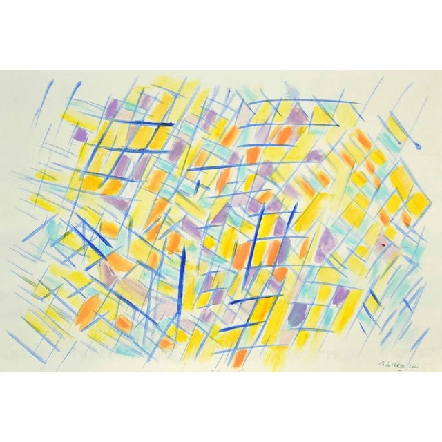Geometrical Abstract Composition is an original contemporary artwork realized by the Italian artist Giorgio Lo Fermo...