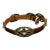 Mid-20th Century Navajo Sterling Silver, Turquoise, and Leather Concho Belt For Sale